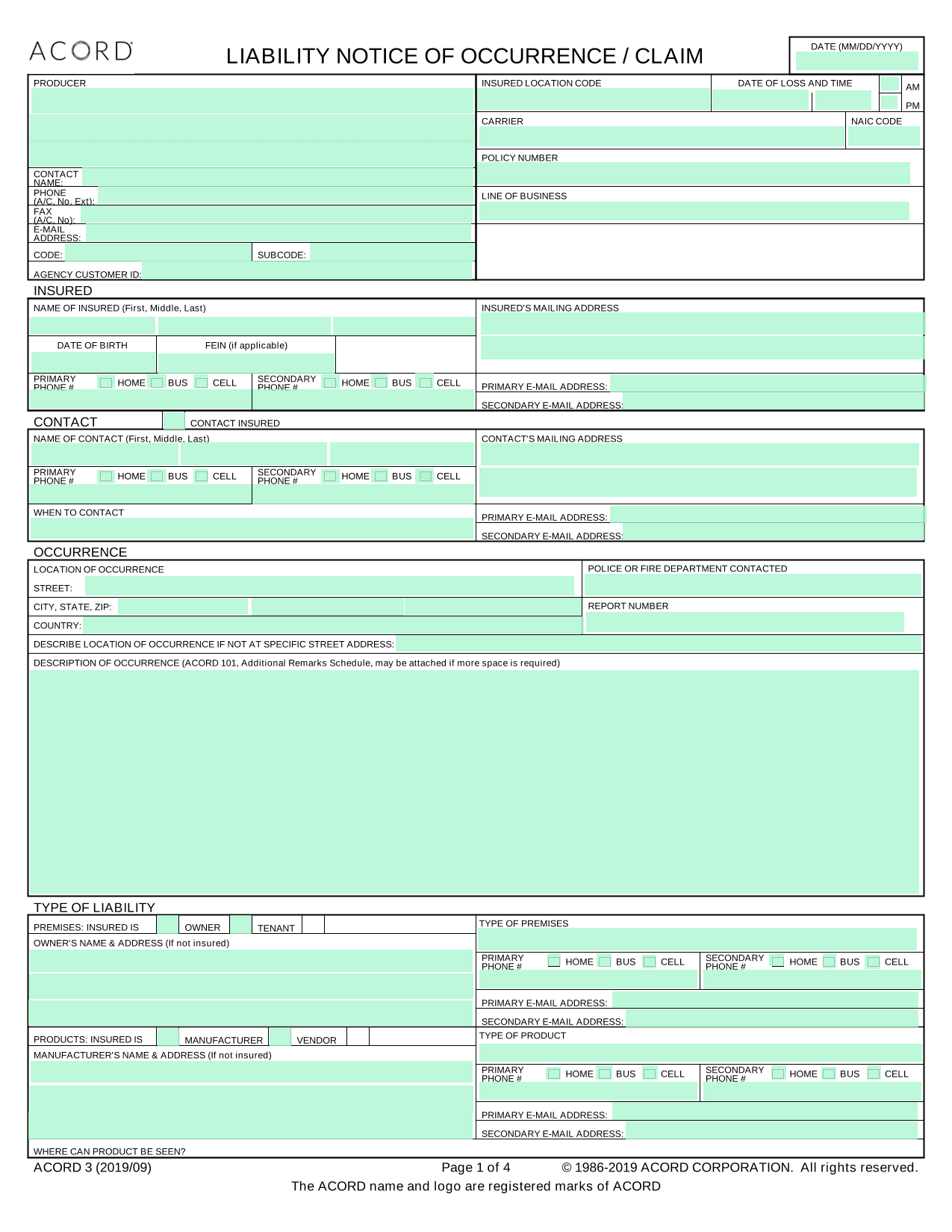 Acord 3 screenshot